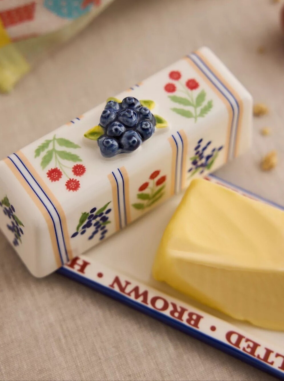 Anthropologie Lotta Butter Dish